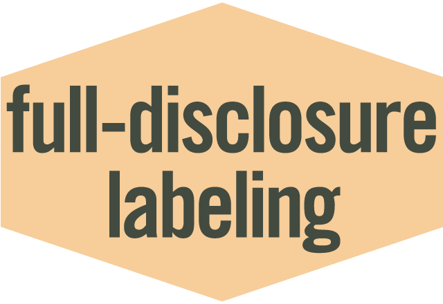 Full-Disclosure Labeling