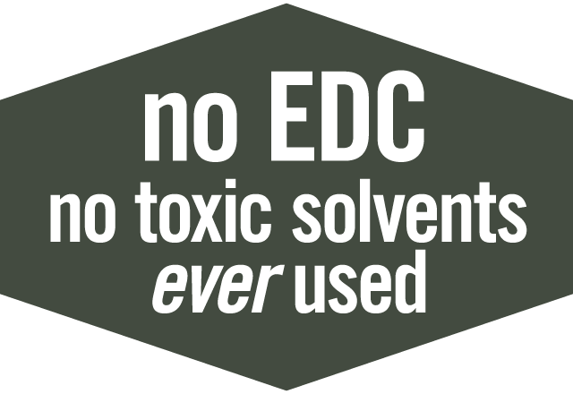 NO EDC, No Toxic Solvents