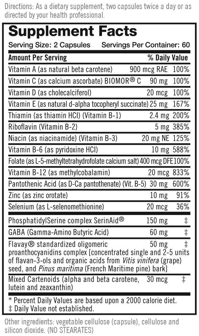 Flavay Plus Supplement Facts